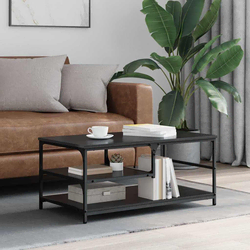 Kava Stol Crni hrast 90 x 49 x 40 cm Konstruirano drvo