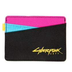 Novčanik Cyberpunk 2077 Kitsch style Card Wallet Black/Pink/Blue