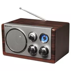 Roadstar rshra1245wd – retro radio sa drvenim kućištem