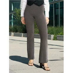 Sinsay - Flare pantalone - tamno siva