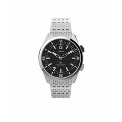 Timex Ročna ura Waterbury TW2V49700 Srebrna