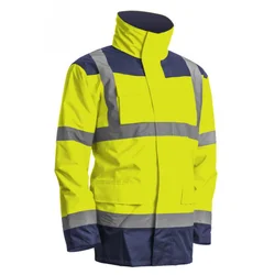 Coverguard 4u1 signalizirajuća zaštitna hi-viz parka kanata žuto-plava veličina s ( 7kanys )