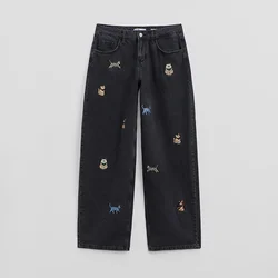 Baggy fit farmerke