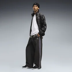 PUMA T7 Oversized Track Pants Men, Clothing, Black, S