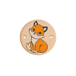 Otroški obliž FOX - SET 2 - d. 2,6cm - oranžna