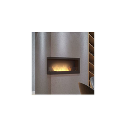 InFire - Crni ugaoni BIO kamin 45x90 cm 3kW