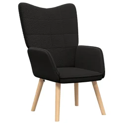 fotelja Crna 62 x 67 x 95,5 cm Sherpa Tkanina