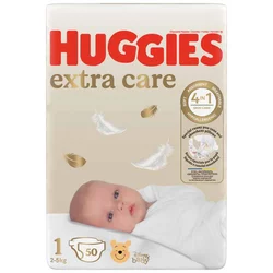 Huggies Pelene za bebe Extra Care, 1, Jumbo, P50