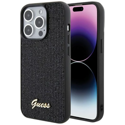 Guess GUHCP15LPMSDGSK iPhone 15 Pro 6.1 black hardcase Disco Metal Script (GUHCP15LPMSDGSK)