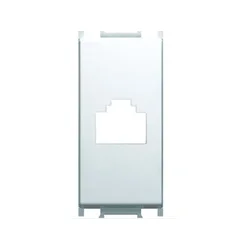 KOMUNIKACIJSKA vtičnica MODUL adapter KEYSTONE BELA, 1M, BOK