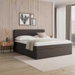 Bessagi Home Postelja Z Vzmetnico Marco, Rjava, 180x200