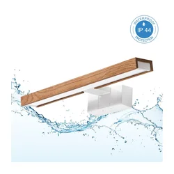 Brilagi - LED kupatilsko osvetljenje za ogledalo 3u1 WOODY MIRROR LED/8W/230V IP44 bela/hrast trešnja