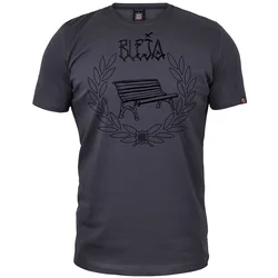 Muška majica kratkih rukava Bleja, Tamnosiva