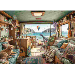 BlueBird - Puzzle Camping Coast - 500 kosov