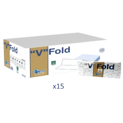 PABERBLU Složivi papirni ubrus Gold V210, Dvoslojni, 15 pakovanja