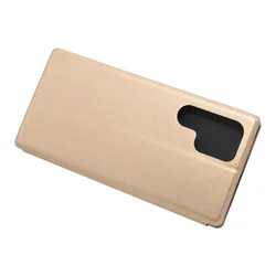 Maska za telefon ROYAL FLIP COVER za Samsung S22 Ultra, Zlatna