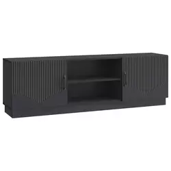 TV ormar Crna 150 x 31 x 47 cm Konstruirano drvo
