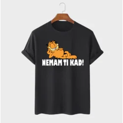 MAFIMI Muška majica Nemam ti kad, Crna