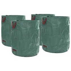 Vreće za otpad u vrtu 4 pcs Zelena 79 x 79 x 99,5 cm