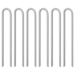 Klinovi za šator U-oblika 12 kom 41,5 cm O12 mm pocinčani čelik