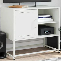 TV ormarić crni 68x39x60,5 cm bijeli