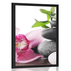Plakat harmonično Zen tihožitje - 60x90 black