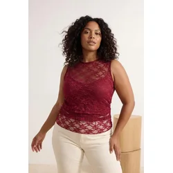 Trendyol Curve Ženska bluza Tbbss26Af00115, Bordo