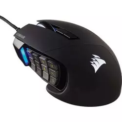 Miš CORSAIR Scimitar RGB Elite, optički, 18000 dpi, crni, USB