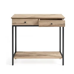 Songmics Konsolna miza 30x100x80 cm rjava