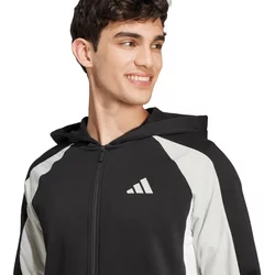Adidas Muški duks sa kapuljačom Essentials colorblock, Crni