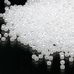 Kašaste perle (seed bead) 11/0 -2 mm pastelna bela