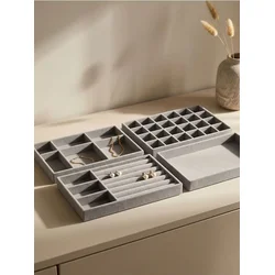Sinsay - Set organizatora za ormar 4 pack - svetlo siva