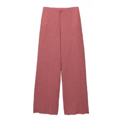 Pull&Bear Hlače burgund
