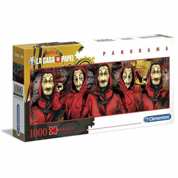 Puzzle 1000 dijelova Panorama - La Casa de Papel