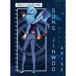 Poster Solo Leveling - Jinwoo Arise Chibi - 52 × 38 cm