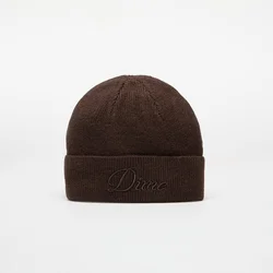 Kapa DIME Cursive Wool Fold Beanie Dark Brown Universal