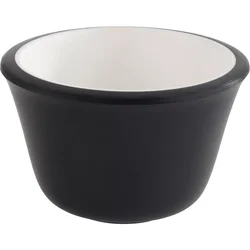 Set 6 skodelic za pomake, 40 mm, premer: 60 mm, črna/bela