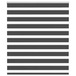 Zavjesa zebra crna 135x100 cm širina tkanine 130,9 cm poliester