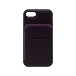 Maska za telefon LEATHER MAGSAFE WALLET za Iphone 8, Ljubičasta