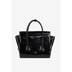 Lacquered handbag case with embossing NOBO