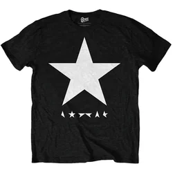 David Bowie Majica Blackstar (White Star on Black) Unisex Black 2XL