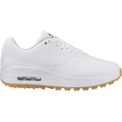 Nike Air Max 1G ženske cipele za golf White/White/Medium Brown Gum