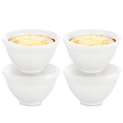 shumee 4x Pekač za peko, skleda, keramični ramekin, 40 ml