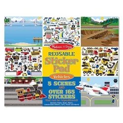 Nalepke za večkratno uporabo VOZILA, Melissa in Doug