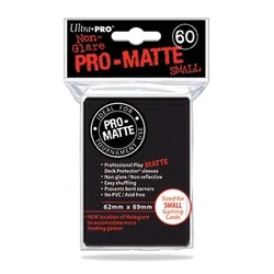 Ultra Pro Matte Desk Protector Sleeves 60 Small Black