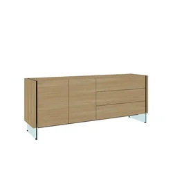 Livin Hill Komoda, SH01, 188x75x45 cm, rjava