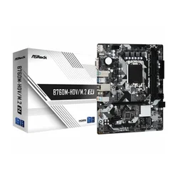 ASROCK Asrock B760M-HDV/M.2 D4 Intel B760 LGA 1700 mikro ATX matična plošča za zmogljivo igranje in produktivnost