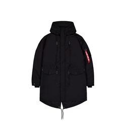ALPHA INDUSTRIES Prehodna jakna rdeča/črna/bela