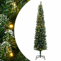 Umjetno tanko božićno drvce sa 150 LED žarulja 120 cm