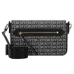 DKNY Torba za čez ramo Bryant Ave siva / črna